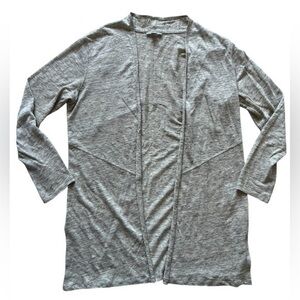 PURE collection lien cardigan- crunchy mom